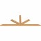 Ekena Millwork Saratoga Smooth Timber Gable Bracket, Western Red Cedar, 72"W x 27"H x 1 1/2"D x 3 1/2"F, 9/12 Pitch GBW072X27X0204SAR00SWR - alternate 2